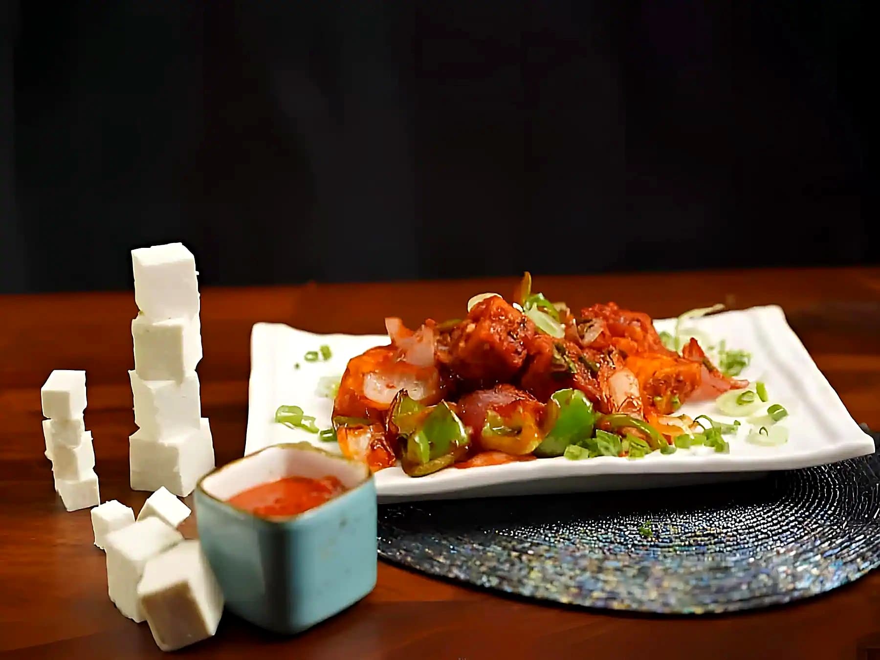 Chilli Paneer (Dry)