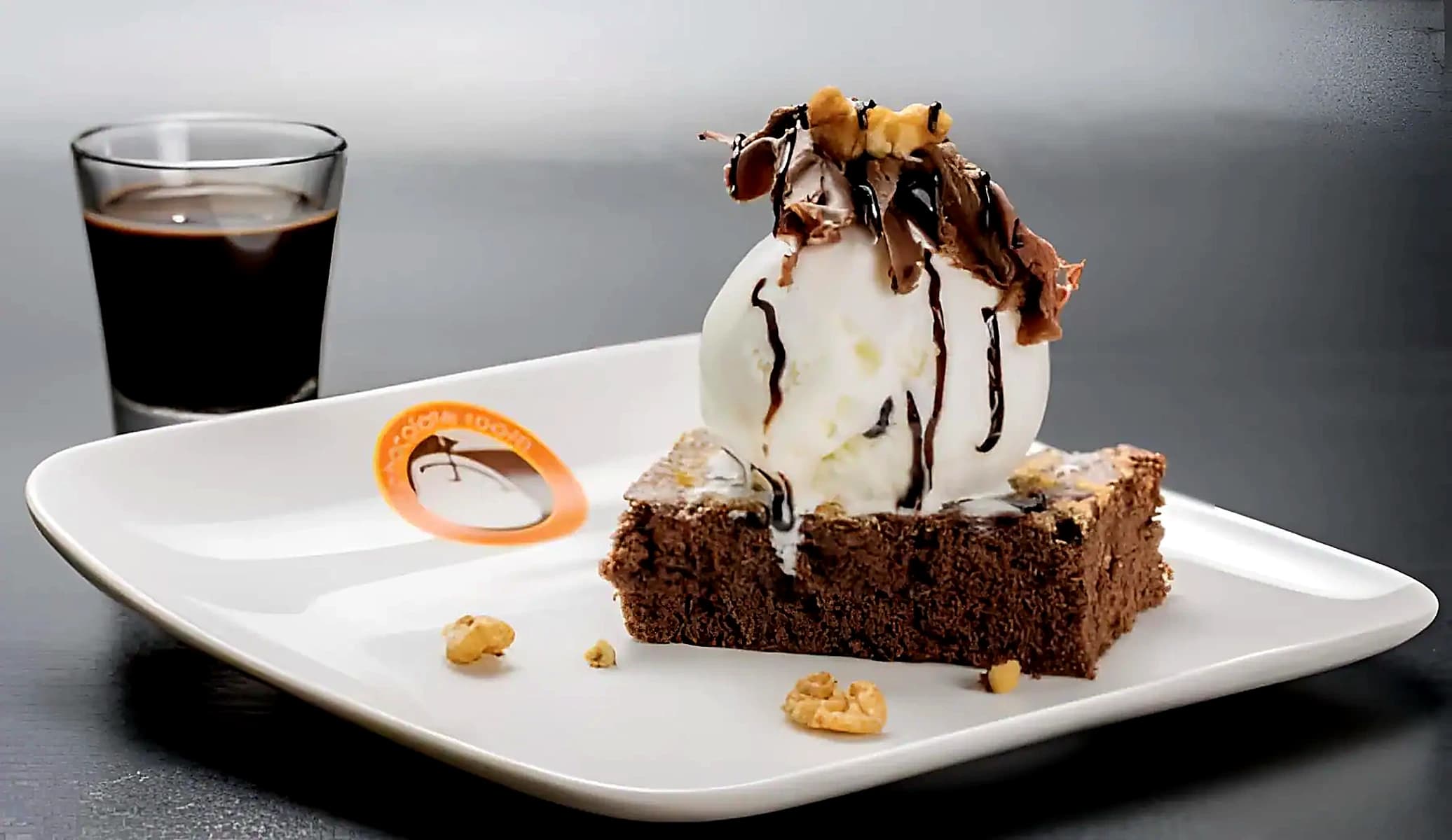 Chocolate Brownie with Ice Cream