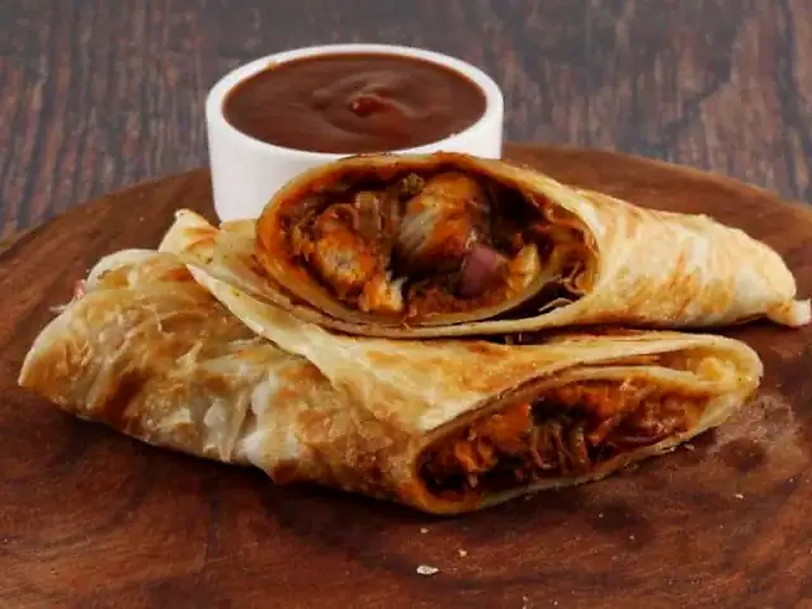 Kadai Chicken Roll