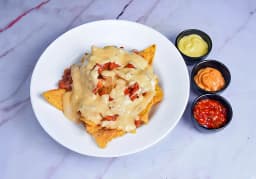 Nachos Topped With Kidney Beans
